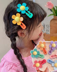 2PCS Cute Flower Hair Clip Summer Fashion