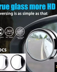 CAR BLIND SPOT MIRROR (2 PCS)