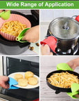 Silicone Oven Mitts Pot Holders Sets