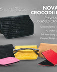 NOVA CROCODILE EYEWEAR GLASSES CASES