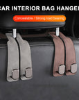 Car Seat Back Leather Double Hook