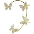 Metal Butterfly Ear Clips