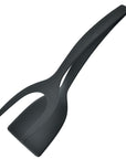 2 in 1 Grip and Flip Spatula Tongs