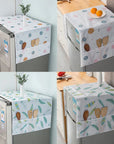 Waterproof & Dustproof Refrigerator Cover With Side Pockects